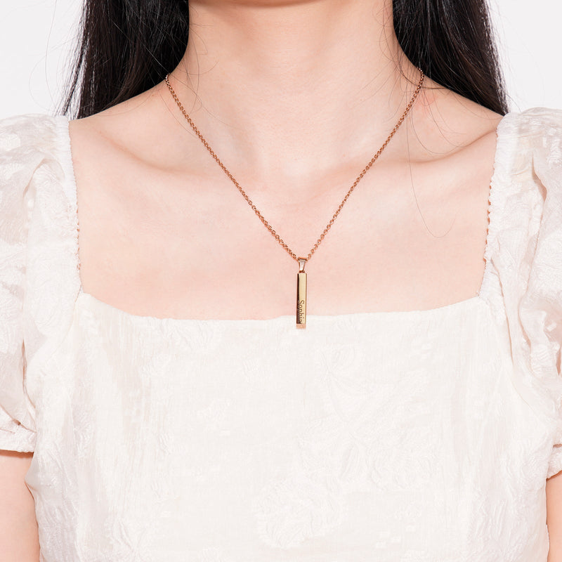 갤러리 뷰어에 이미지 로드, [Pre-order] Vertical Bar Necklace (6pcs) - ZBAITU
