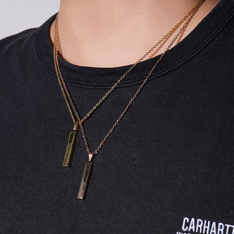갤러리 뷰어에 이미지 로드, [Pre-order] Vertical Bar Necklace (6pcs) - ZBAITU
