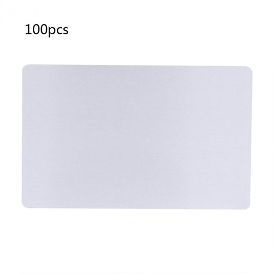 90-100 Pcs/Set Portable Metal Business Card Aluminum Blank Laser Engraving Cards Special Logo Printing Office Supplies - ZBAITU