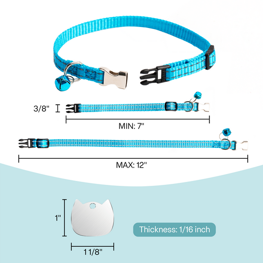 Cat Collar Set (4pcs) - ZBAITU