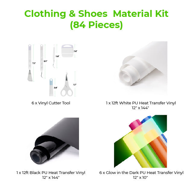 갤러리 뷰어에 이미지 로드, Clothing &amp; Shoes Material Kit (84pcs) - ZBAITU
