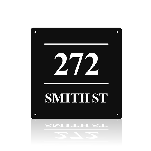 Square Address Plaque - ZBAITU